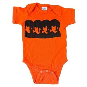 The Beatles Baby Bodysuit Band 6 Months Unisex Short Sleeve Cotton Rabbit Skins